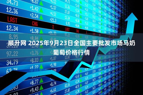 顺升网 2025年9月23日全国主要批发市场马奶葡萄价格行情
