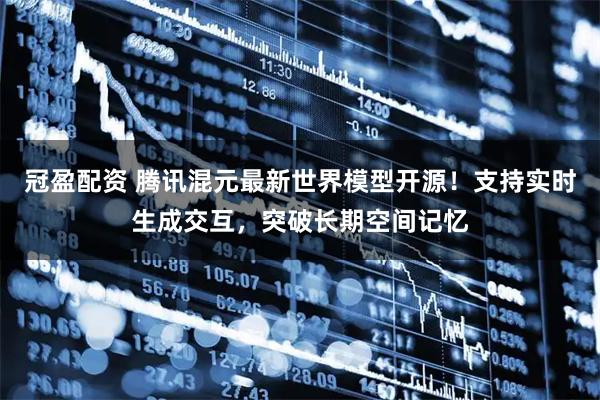 冠盈配资 腾讯混元最新世界模型开源！支持实时生成交互，突破长期空间记忆